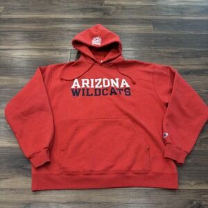 Champion Arizona Wildcats Hoodie Sweatshirt Mens XL Red NCAA Football Pullover